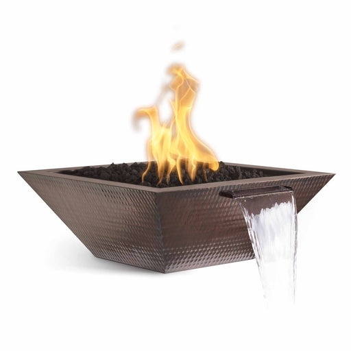 The Outdoor Plus Maya Fire & Water Bowl - Hammered Patina Copper