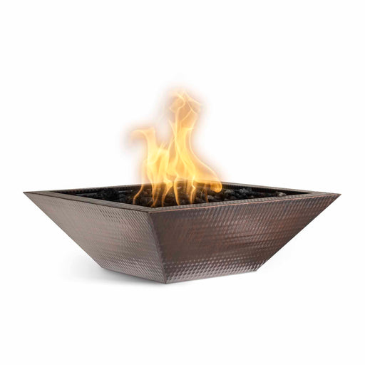 The Outdoor Plus Maya Fire Bowl - Hammered Patina Copper
