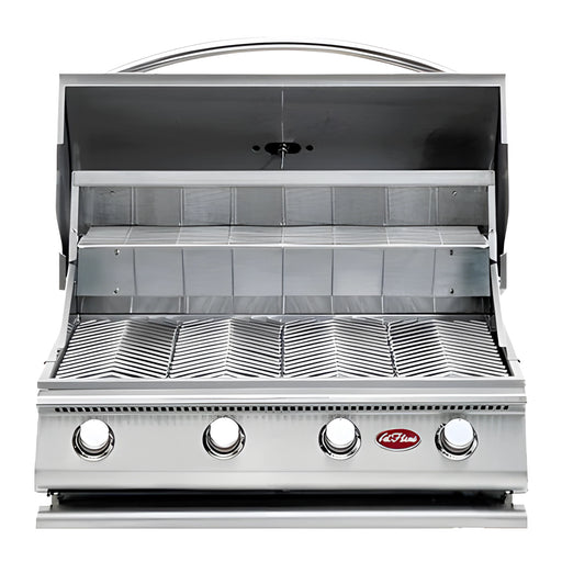 Cal Flame G Series Built-In 4-Burner Gas BBQ Grill - Silver