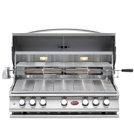 Cal Flame P Series 5-Burner Built-In Gas Grill w/ Rotisserie