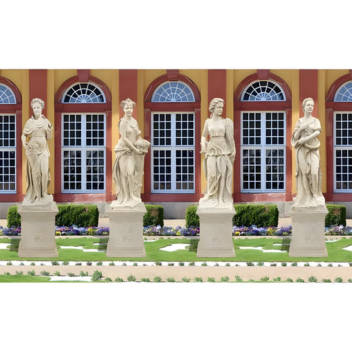 Design Toscano - Goddesses of the Seasons Four Season Statues & Plinths Complete Set