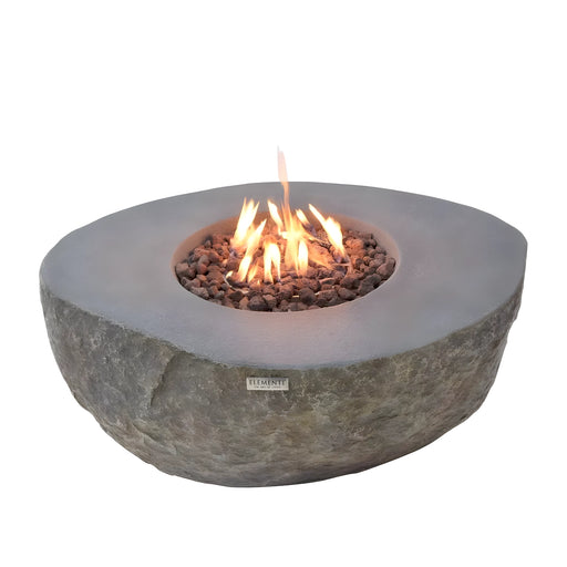 Elementi Boulder Concrete Fire Table