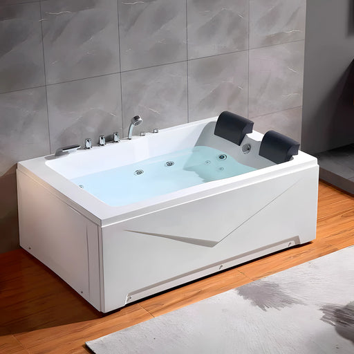 Empava Alcove Whirlpool Luxury 2-Person Hydromassage Tub