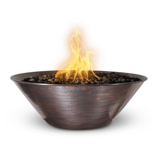 THE OUTDOOR PLUS Remi Fire Bowl – Hammered Patina Copper - OPT-31RCFO