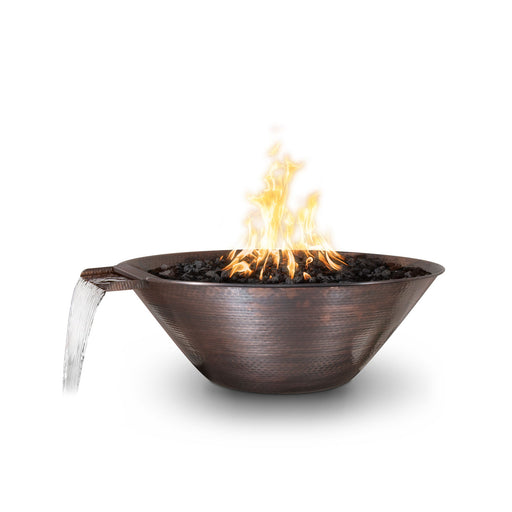 THE OUTDOOR PLUS Remi Fire & Water Bowl | Hammered Patina Copper - OPT-31RCFW